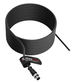 Alvin's Cables M12 A-Code 8 Pin Male to Open End Power I/O Cable Cat6a High-Flex Shielded for Cognex Keyence Basler Industrial Automation Fieldbus Module 49ft/15m
