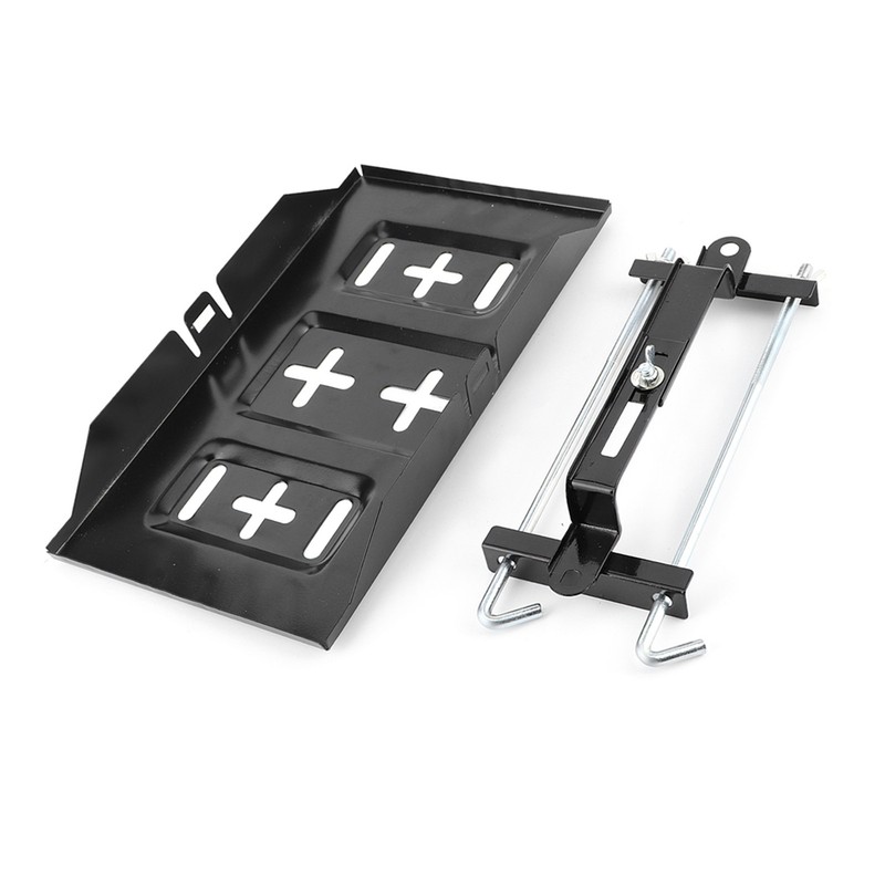 Storage Battery Holder Tray Mount Hold Down Clamp Bracket Kit
