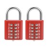 sourcing map 10-Digit Combination Padlock Push Button Locker Cabinet Lock