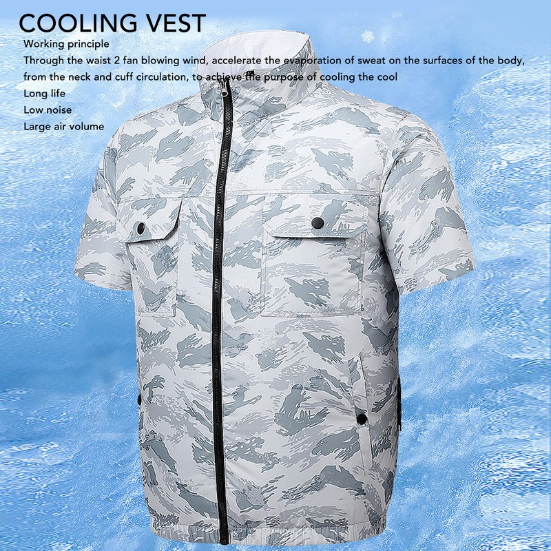 Air Conditioned Clothes with 2 Fan Microporous Breathable 3 Levels