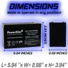 PowerStar 2 Pack - 12V 7Ah Battery RAZOR Scooter MX350