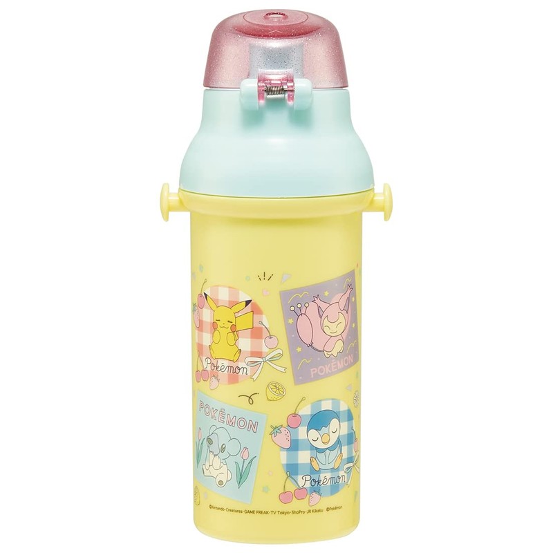 Skater PSB5SANAG-A Water Bottle, Pokémon New Retro, 16.2 fl oz