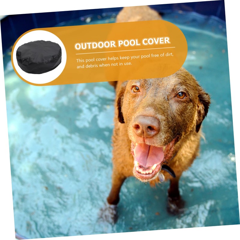 BESPORTBLE Outdoor Round Pool Cover Foldable Bath Pool Protector Solar