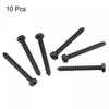 sourcing map Hex Lag Screws 1/4" x 2" Carbon Steel
