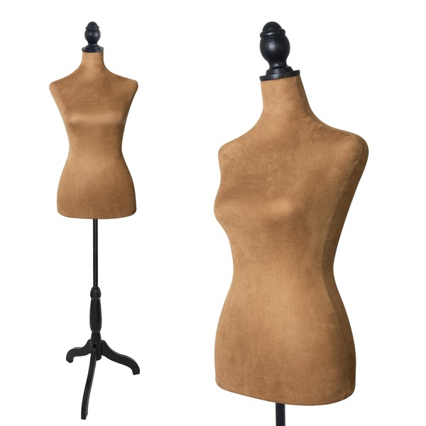 Clothing Mannequin Female, Maniquine Dress Form 58-67 Inch Height Adjustable,