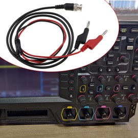 VGOL 2PCS BNC Connector Q9 to Dual Banana Plug Coaxial Cable Total Length 131.5cm Cable Length 36cm for Oscilloscopes Signal Generators Oscilloscope Measuring Cable