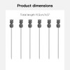 8Pcs Stainless Steel Creative Koala Cocktail Picks Reusable Toothpicks Fruit