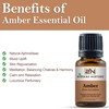 Nirvana Nurture Amber Essential Oil 100% Pure Premium Therapeutic Grade,