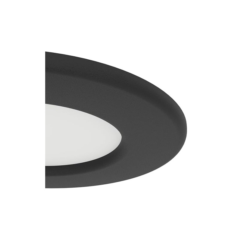 EGLO 3er-Set LED Einbaustrahler Fueva 6, Spot Deckenleuchte, runde Einbauspots,