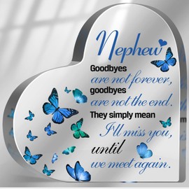 Sympathy Gifts for Loss of Loved One, Memorial Gifts for Loss of Nephew, In Memory of Nephew Plaque, Bereavement Condolences Grief Gifts, Funeral Remembrance Decor Ornament Sign