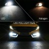 AUIMSOCO 4pc LED Headlight High/Low + Fog lamp Bulbs Combo