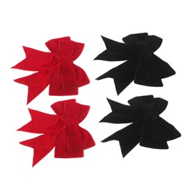 FOMIYES 4pcs Hair Bows Alligator Clips Decorative Ribbon Barrettes for Teens for Birthdays Christmas Everyday Use Charming Hair Accessories