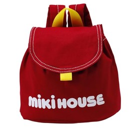 Miki House 11-8207-382 Baby Backpack, red