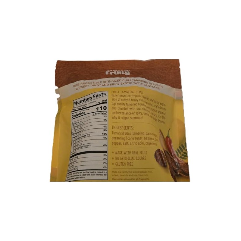 NuttyFruit Tamarind Candy, Chili Tamarind Bites 24 OZ(680g) each, total