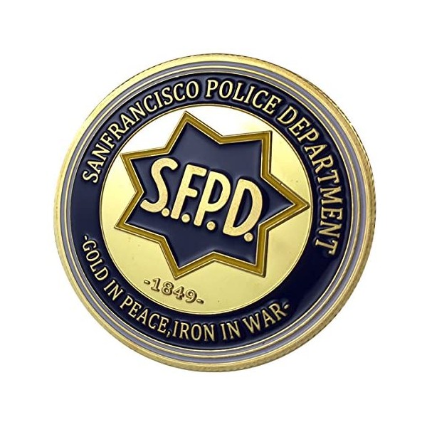 San Francisco Police Department / SFPD G-P Challenge coin 1117#