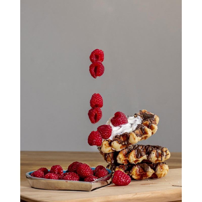 Wafel-Bitte Belgian Liege Waffle Mix with Imported Belgian Pearl Sugar