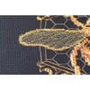 Wizardi Counted Cross Stitch kit - Golden bee AH-063 Abris