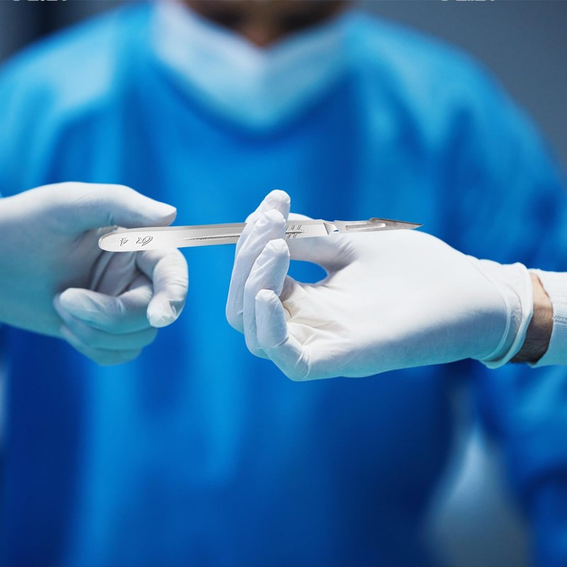 JINGHANGER 2pcs Scalpel Handle #4, Premium Quality, Stainless Steel Scalpel