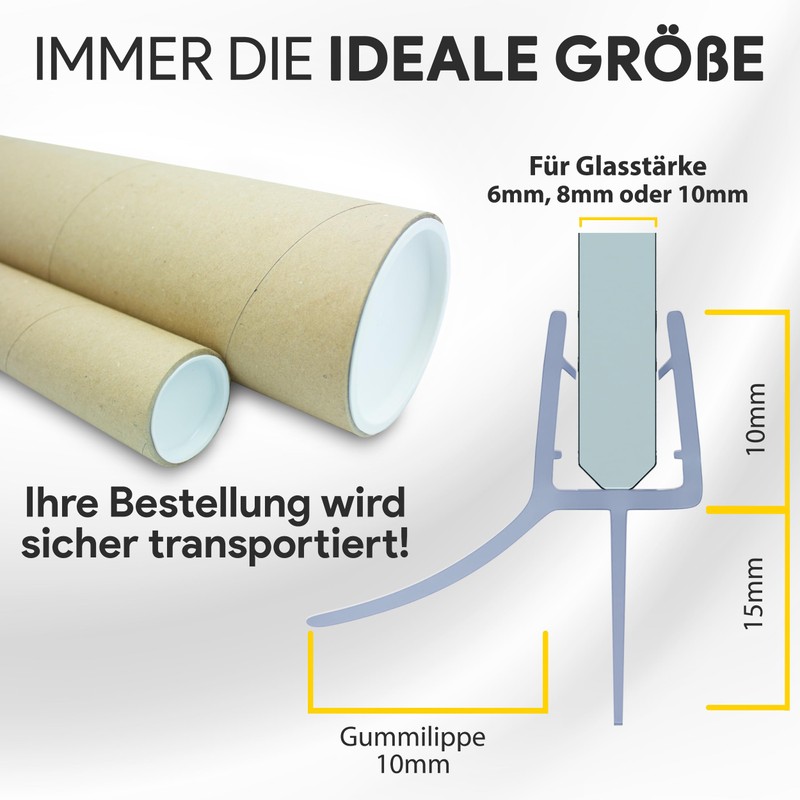 Shower Seal PVC Replacement Seal Shower Cubicle Bathroom Type 6