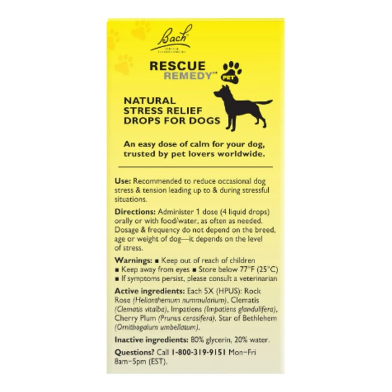 Nelsons | Bach- Rescue Remedy Pets | 20ml Sin Sabor