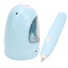 Pencil Sharpene Electric Blue Small Portable Stationery Set for Clean