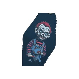 Chucky Jagged Edge Horror Key Tag – Iconic Chucky Design with Metal O-Ring