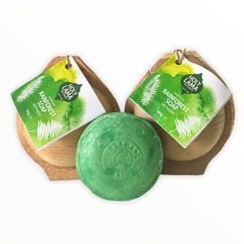 Holy Lama Natural Handmade Ayurvedic Vetivert Vegan Soap for Hand & Body - Rainforest