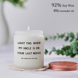 Funny Aunt Gift Ideas - Mother’s Day Gifts for Aunt, Humor Birthday Gifts for Auntie New Aunt Future Aunt Candle Present from Niece or Nephew, Best Aunt Ever Gift