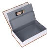 Book Safe Case Simulation Portable Safe Storage Box with Combination