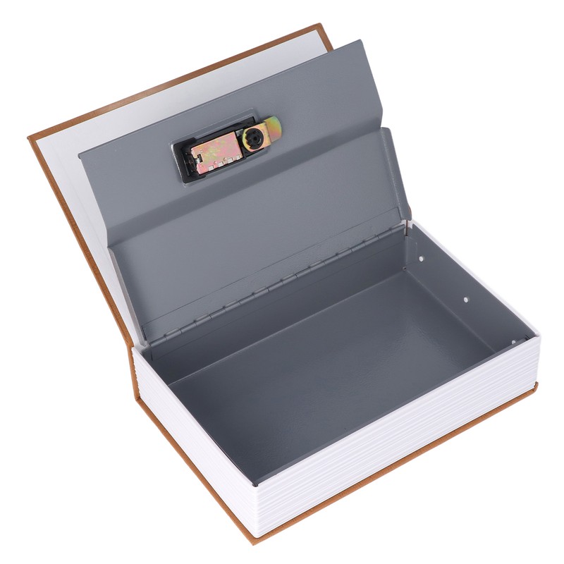 Book Safe Case Simulation Portable Safe Storage Box with Combination