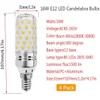 E12 LED Corn Bulbs 16W LED Candelabra Bulb (4 Pack)
