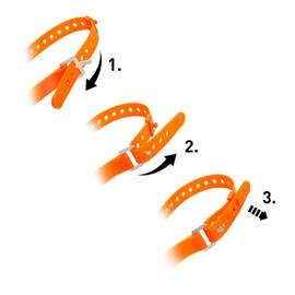 Pojedehy 5PC Travel Tied Belt Cargo Tie Down Luggage Lash Belt Strap Cargo Storage Belt Buckle Rubber Black Long