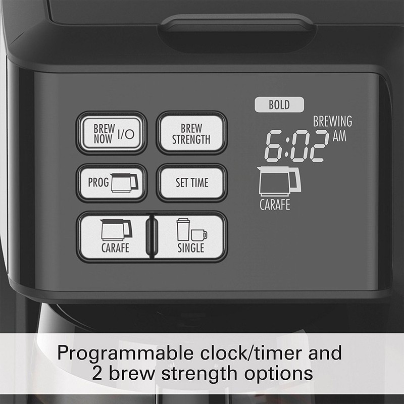 Hamilton Beach FlexBrew 2-Way Brewer Programmable Coffee Maker (49976) Bundle