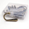 Hymyily 10 Pcs Zinc Alloy Wall Hanging Hooks Antique Hooks