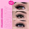 PURELEOR Cluster Lashes 50D Curl Individual Clusters Lash Mega Volume