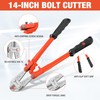 ValueMax Bolt Cutter Set, 3-Piece Heavy Duty, 14" and Mini