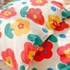 Home Bed Set 4pcs Thickened Brushed Simple Style Breathable Skin