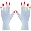 Anti-UV Gloves for Gel Nail Lamp, Gel Manicure Gloves UV Nail Light Gloves for Women (Blue)