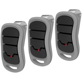 3 for Genie Intellicode Garage Door Opener Remote G3T-BX G3T-R, for All Genie Intellicode and Overhead Door CodeDodger Garage Door Openers, 3-Button, Keychain/Visor, Learn Button