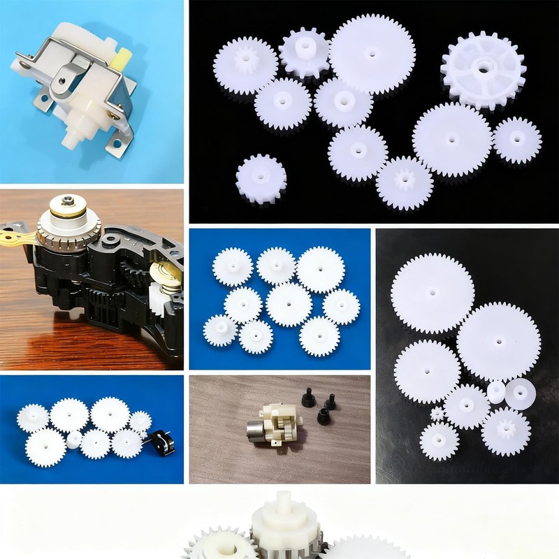 BRIIKPP Gears Set of 72 Plastic Gears for DIY Car