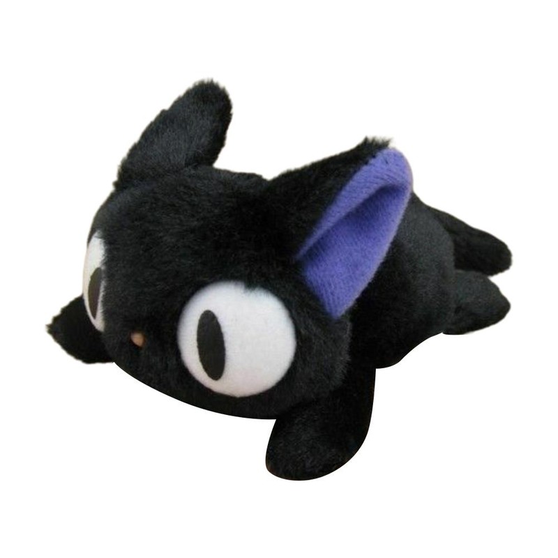 Black Cat Plush Toy Cartoon Cat Shape Stuffed Throw Pillow
