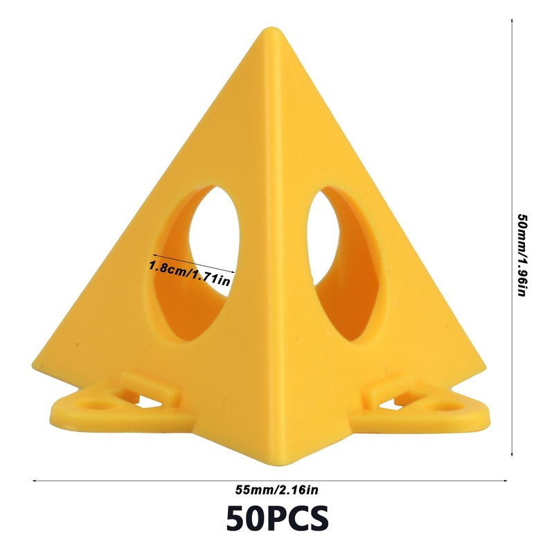 50pcs Painter's Painting Stands Pyramids,Painters Pyramids Stands,Painters Pyramids,Mini Triangle Cone