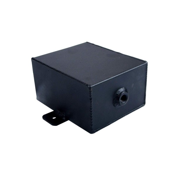 HCHCSPEED 1.2L Universal Aluminum Radiator Coolant Overflow Tank Expansion Reservoir