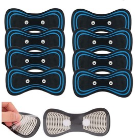 PLENO 8Pcs Pad for Whole Body Massager, Pad Only (Host is not Included)