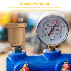 1/2 Inch Float Type Water Air Vent Automatic Float Valve Air Release Valve Air Bleeder Valve Vent Valve Air Relief Valve Water Valve Radiator Valve Air Vent Brass Valve