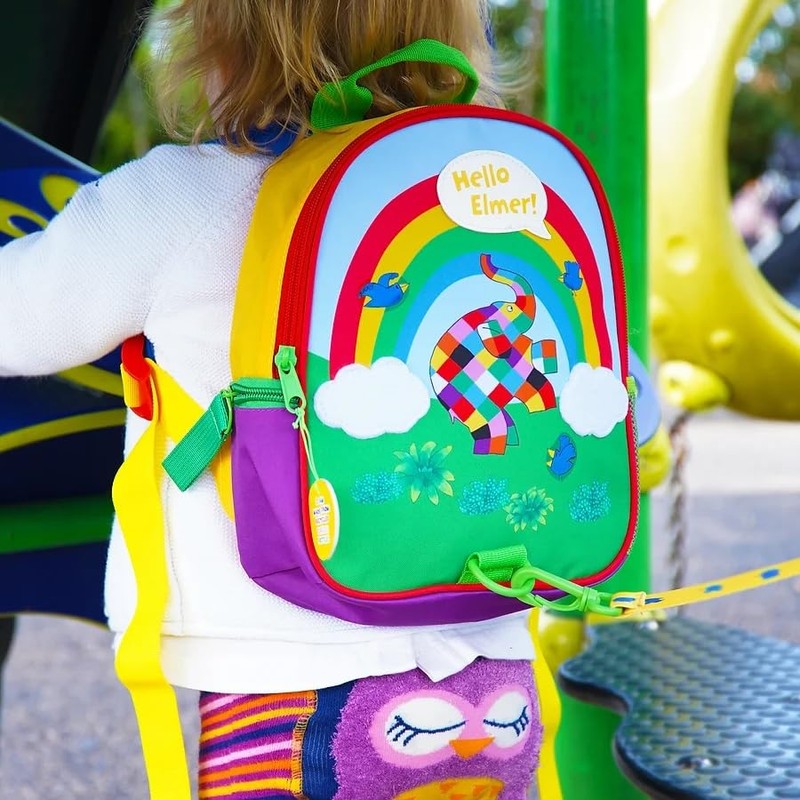 Elmer Toddler Backpack with Reins