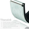 Zinc gutter connector for 33 gutter including bead connector and