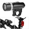 Bike Light Set,Waterproof Headlight Taillight Set Bike Accessory(Black)