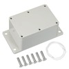 PATIKIL 6.38 Inch Junction Box, Electrical Enclosure Box ABS Plastic