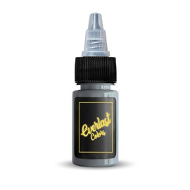 Everlast Tattoo Ink - Premium Organic Tattooing Pigment - Perfect for Outlining or Shading - Muted Grey - 1oz